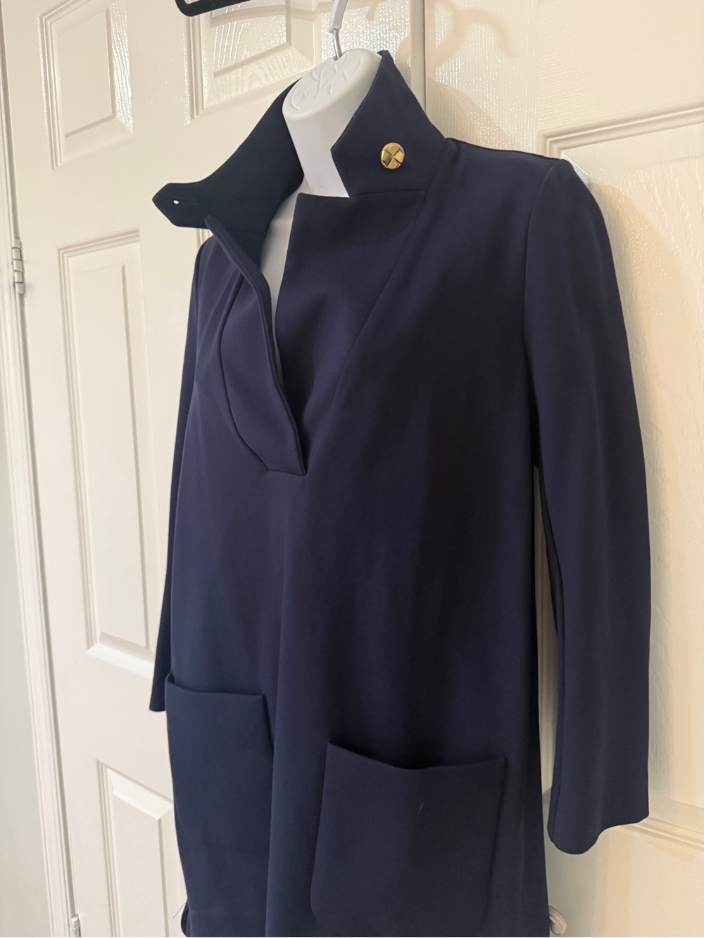 Tuckernuck Navy Ponte Shift Dress - Size XS